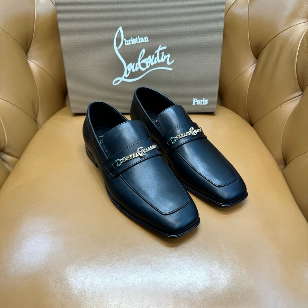 GIÀY CHRISTIAN LOUBOUTIN LOAFER HIGH TOP QUALITY SHOES AAA