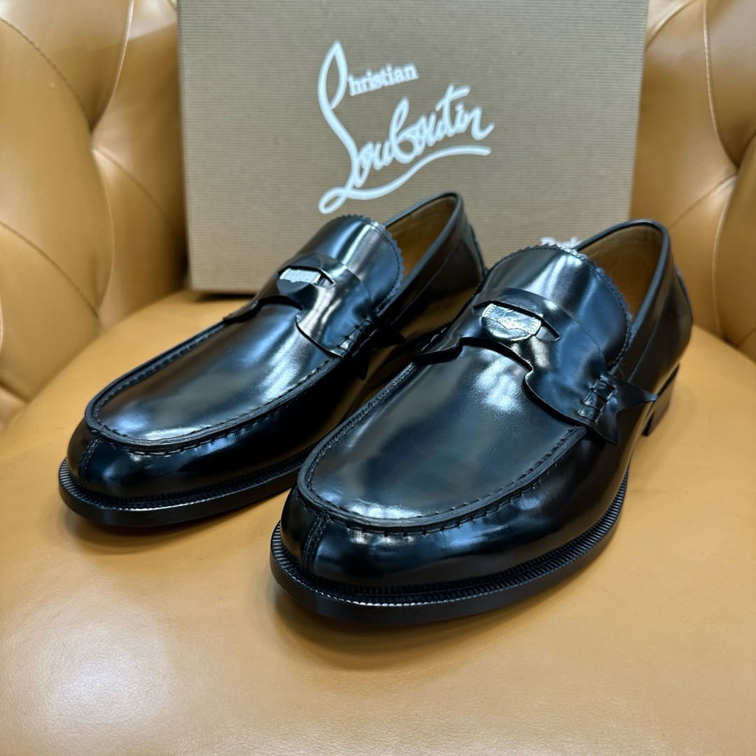 GIÀY CHRISTIAN LOUBOUTIN LOAFER HIGH TOP QUALITY SHOES AAA