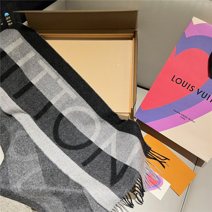 KHĂN Louis Vuitton LV Cashmere scarf