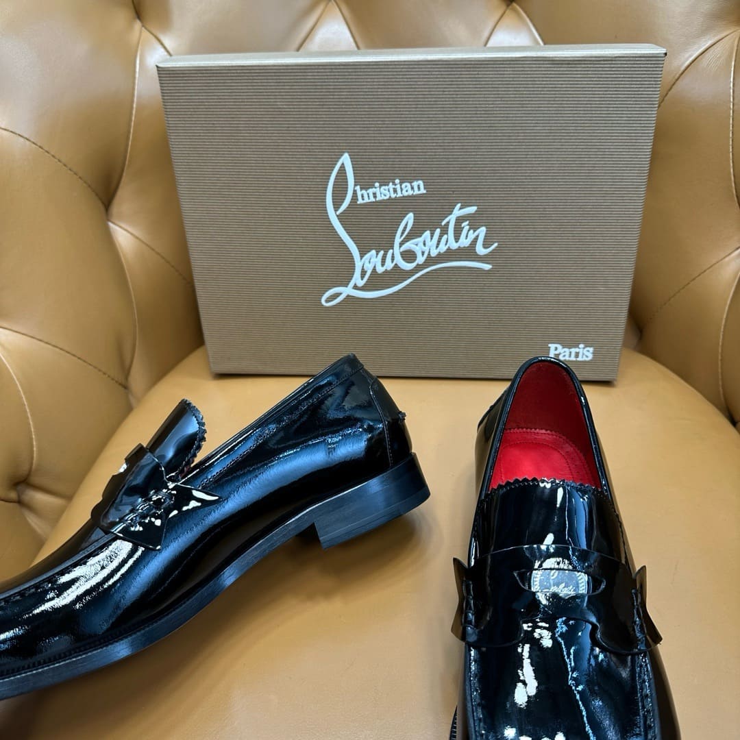 GIÀY CHRISTIAN LOUBOUTIN LOAFER HIGH TOP QUALITY SHOES AAA