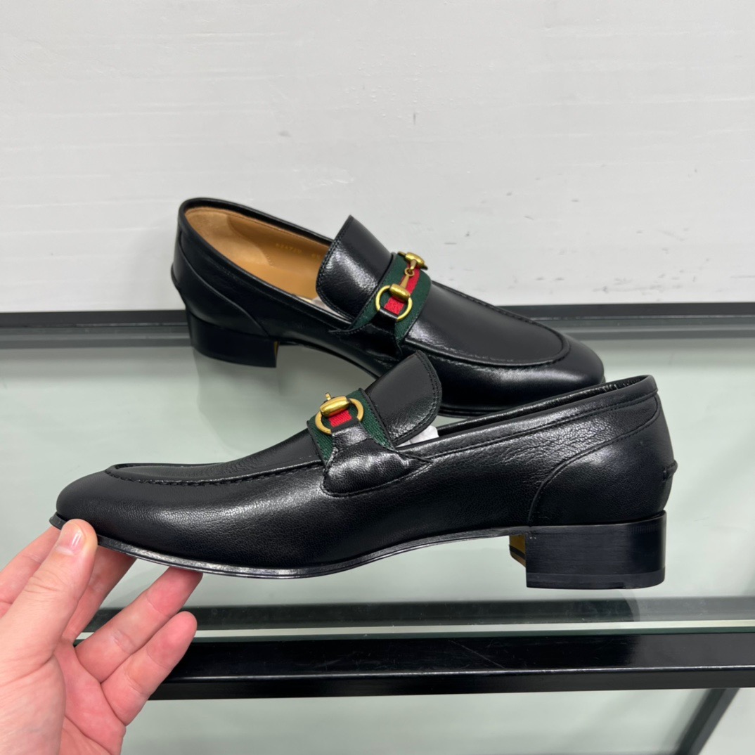 GIÀY GUCCI GG HORSEBIT LOGO LOAFER SHOES