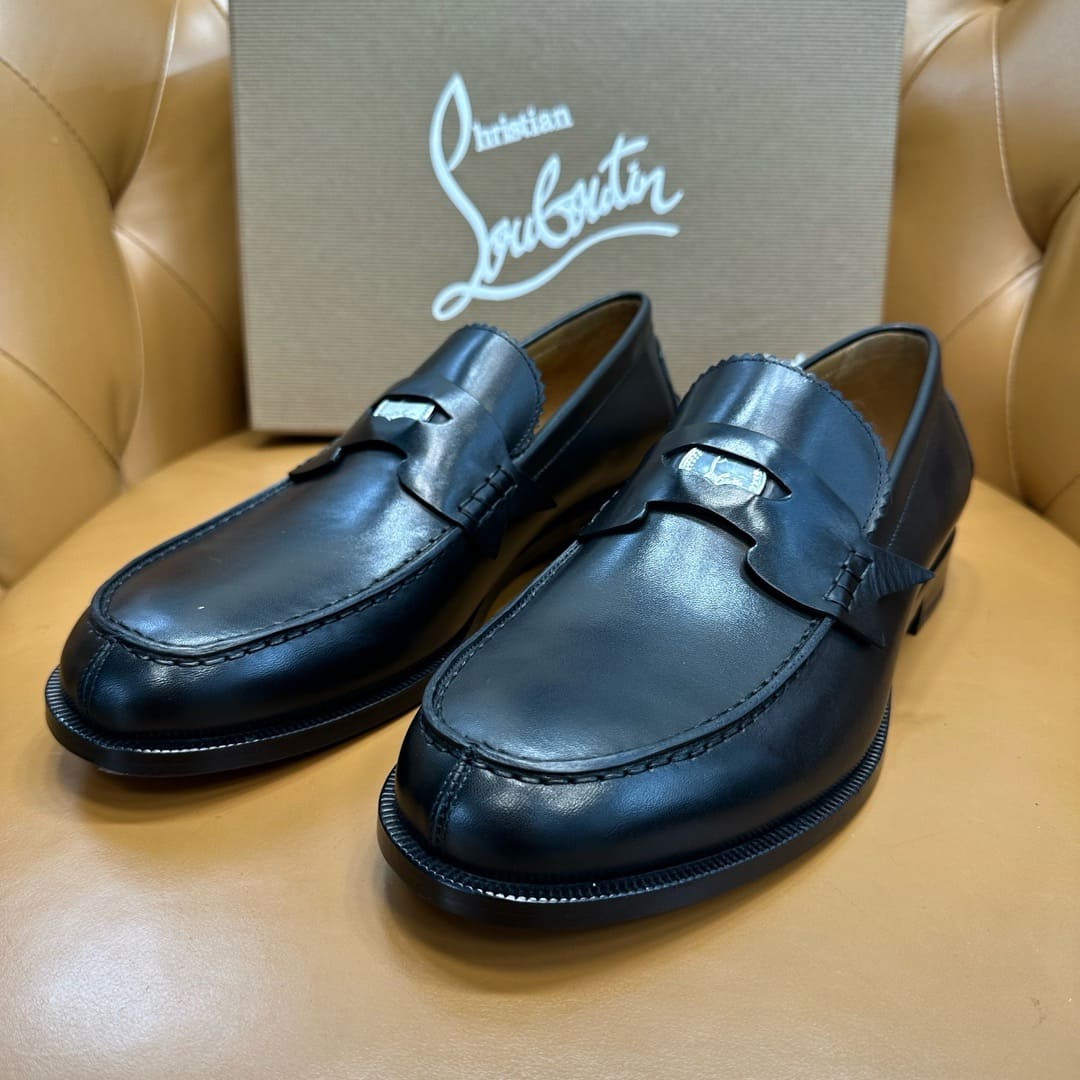 GIÀY CHRISTIAN LOUBOUTIN LOAFER HIGH TOP QUALITY SHOES AAA