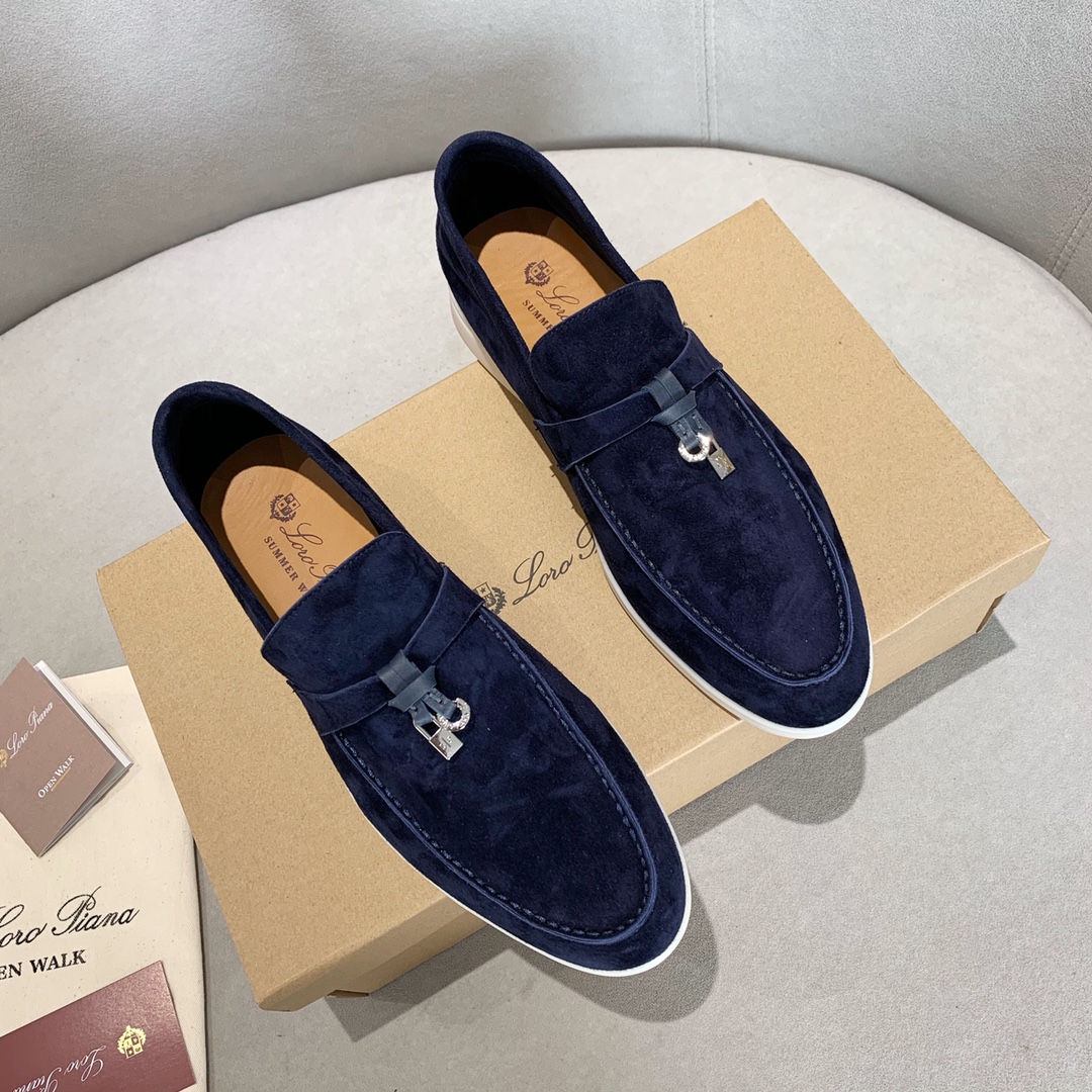 GIÀY LORO PIANA COBAN SHEEPSKIN SUEDE LOAFER DA CỪU