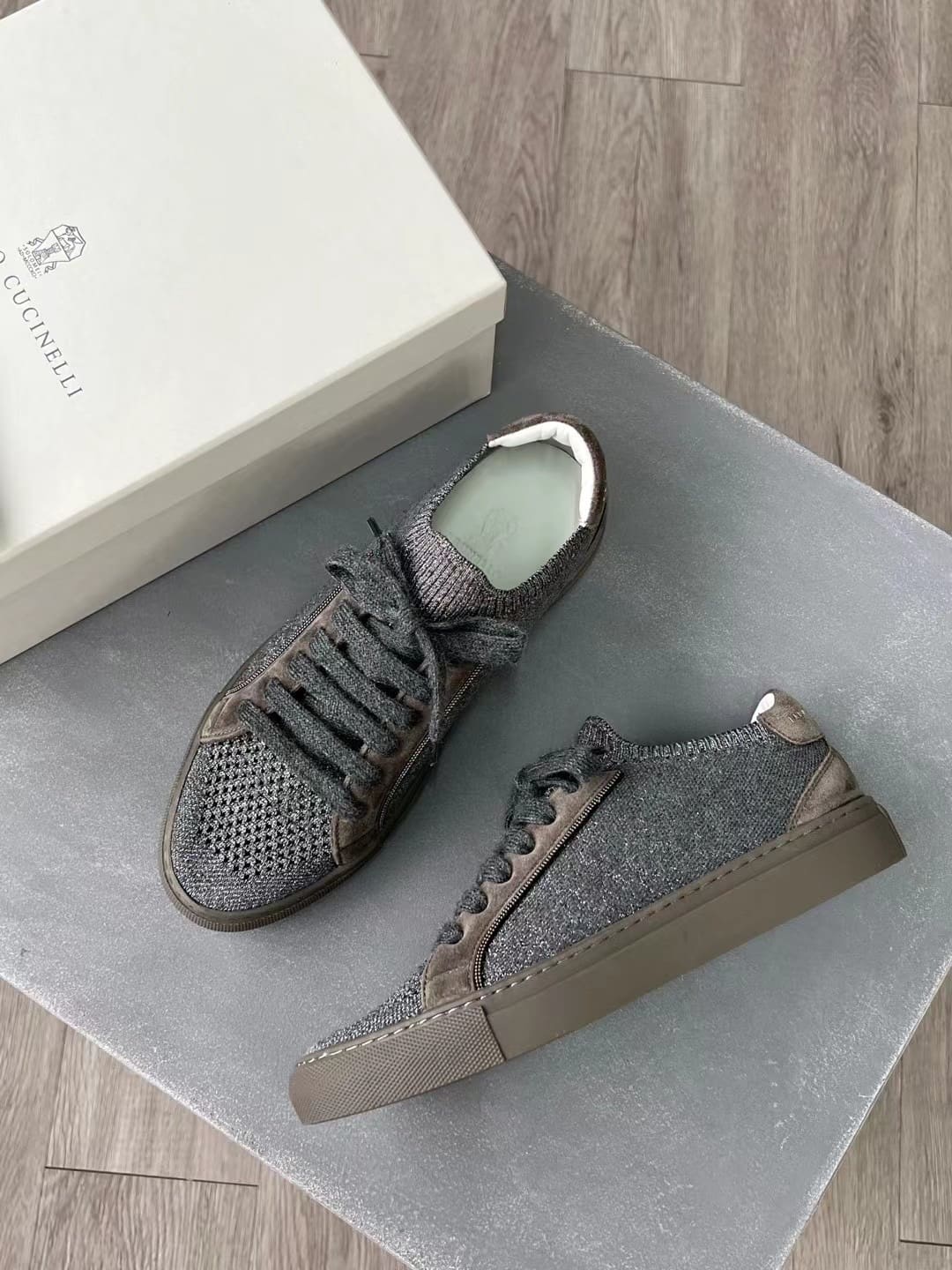 GIÀY BRUNELLO CUCINELLI SNEAKERS LOW TOP SHOES AAA DỆT KIM