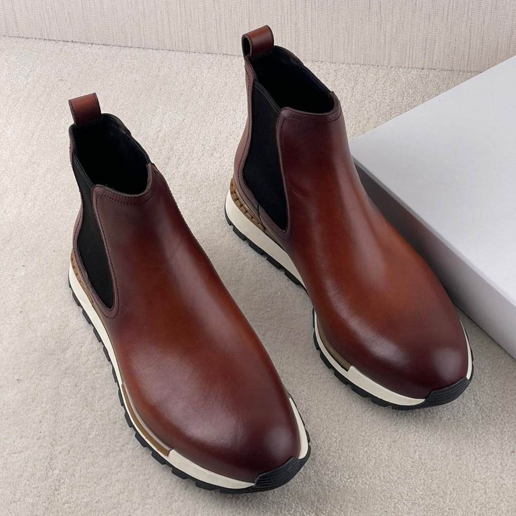 GIÀY BERLUTI SNEAKERS HIGH TOP TOP QUALITY SHOES AAA