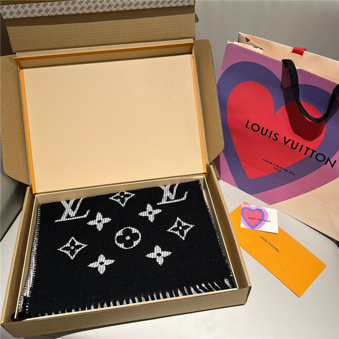 KHĂN Louis Vuitton LV Cashmere scarf