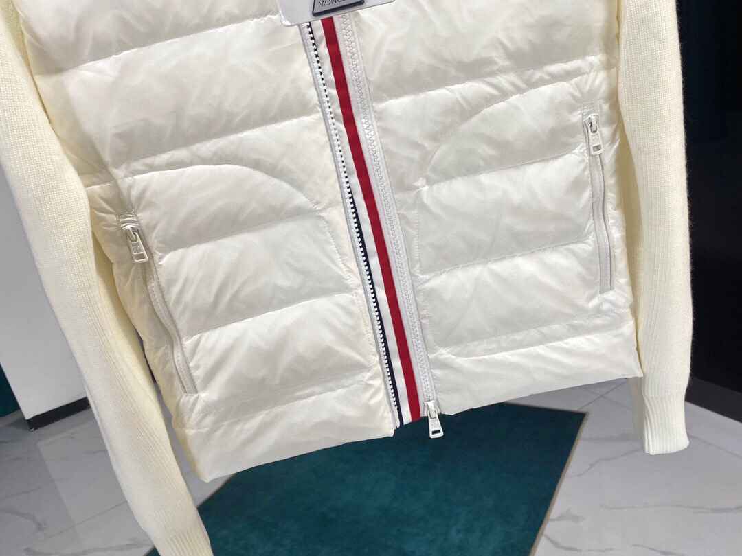 ÁO MONCLER WINTER LINEN WHITE JACKET