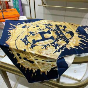 KHĂN Hermes Women Peinture Fraiche Scarf 45 in Silk Twill with Hand-Rolled Edges