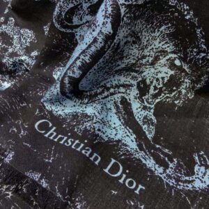 KHĂN Dior Women Toile DE Jouy Reverse Square Scarf Silk Twill-Navy