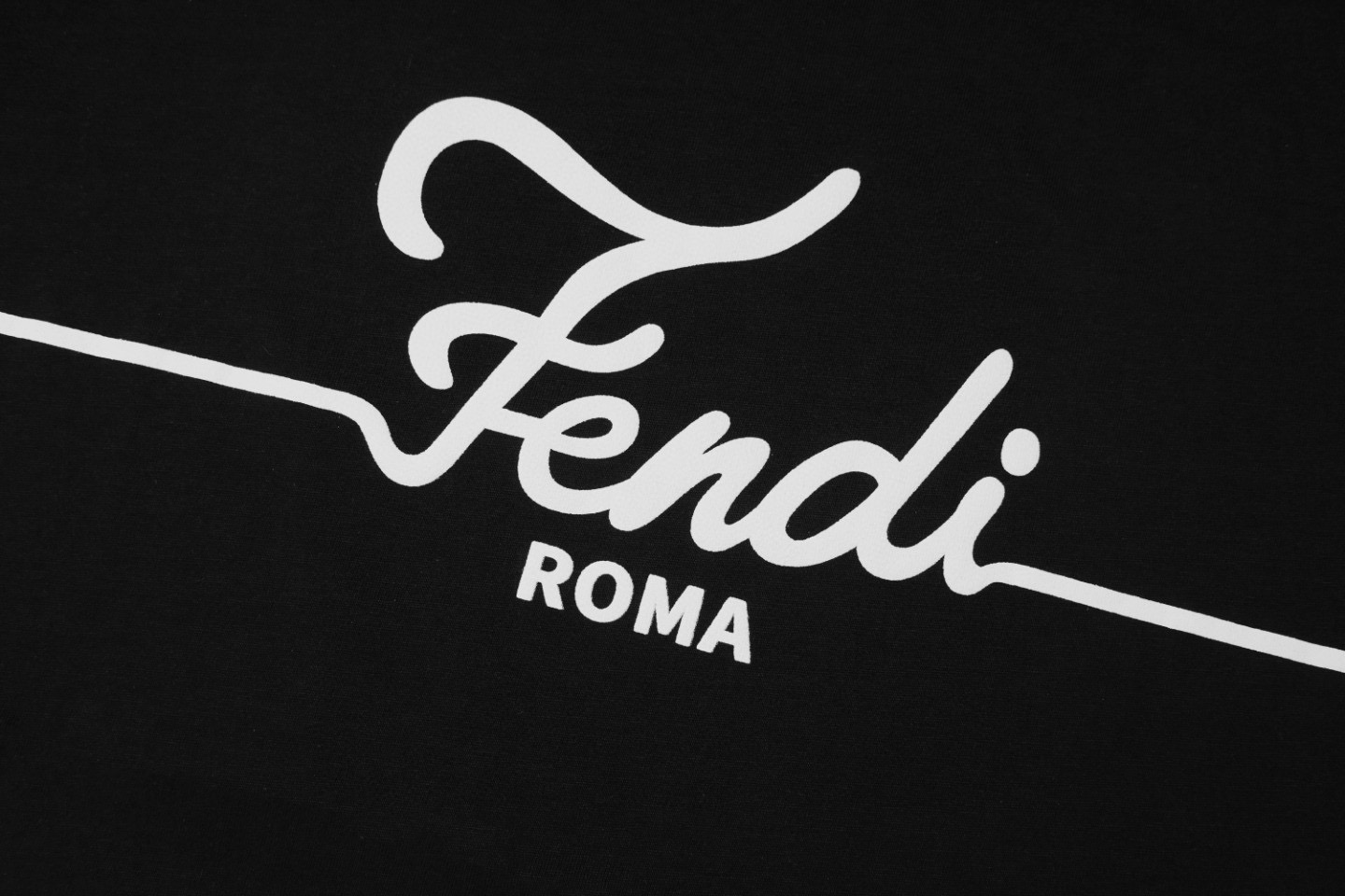 ÁO FENDI print cotton jersey T-shirt