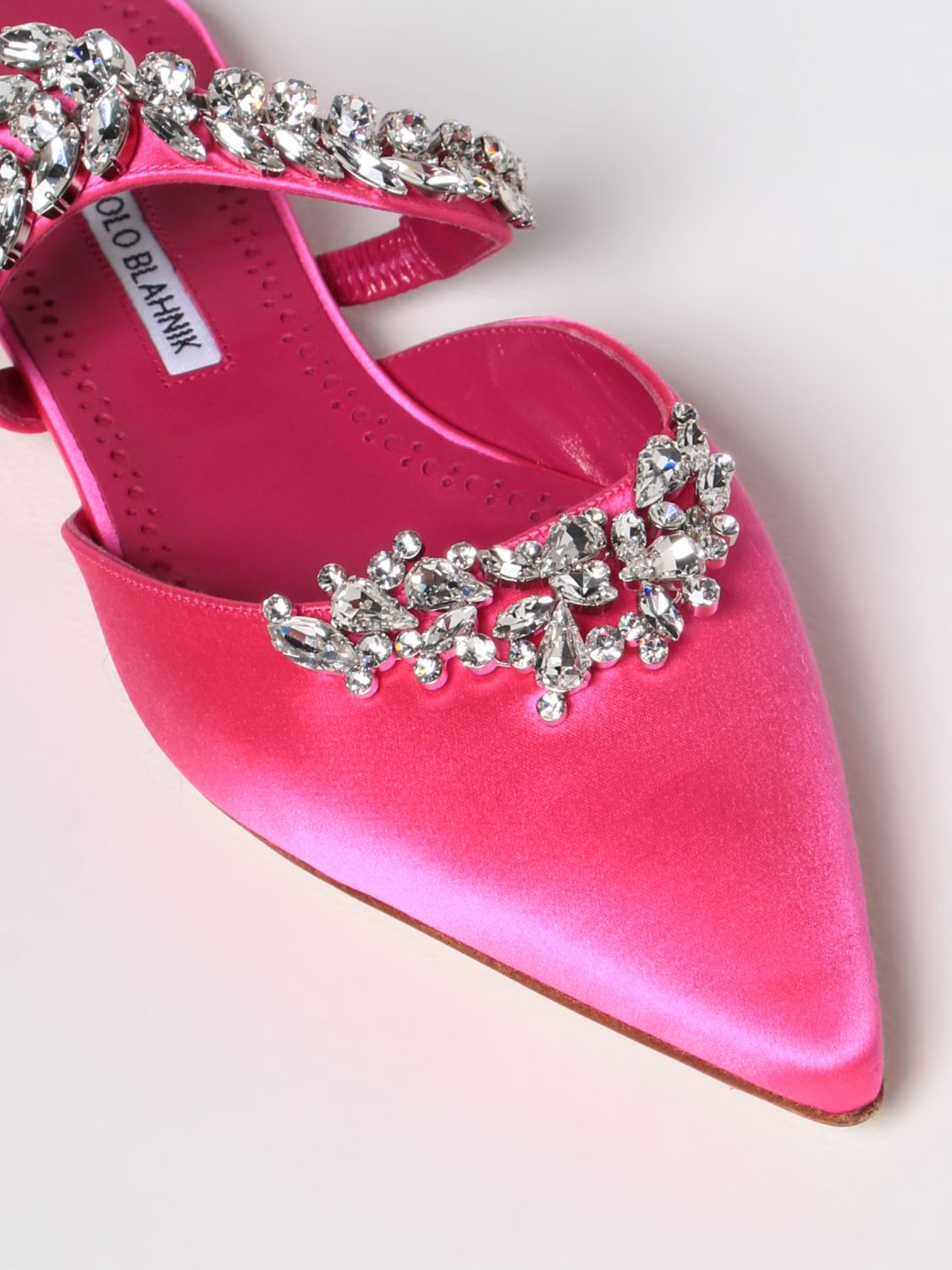 GIÀY MANOLO BLAHNIK Fuchsia ballet flats shoes