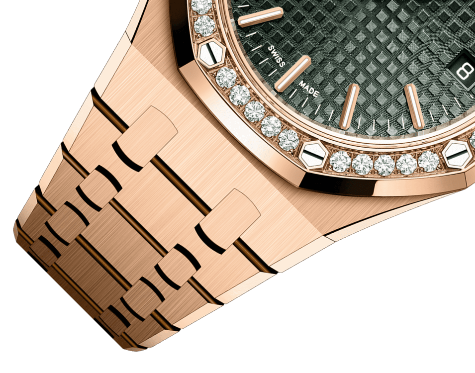 Đồng hồ Ademars Piguet Royal Oak Selfwinding mặt số màu xanh olive