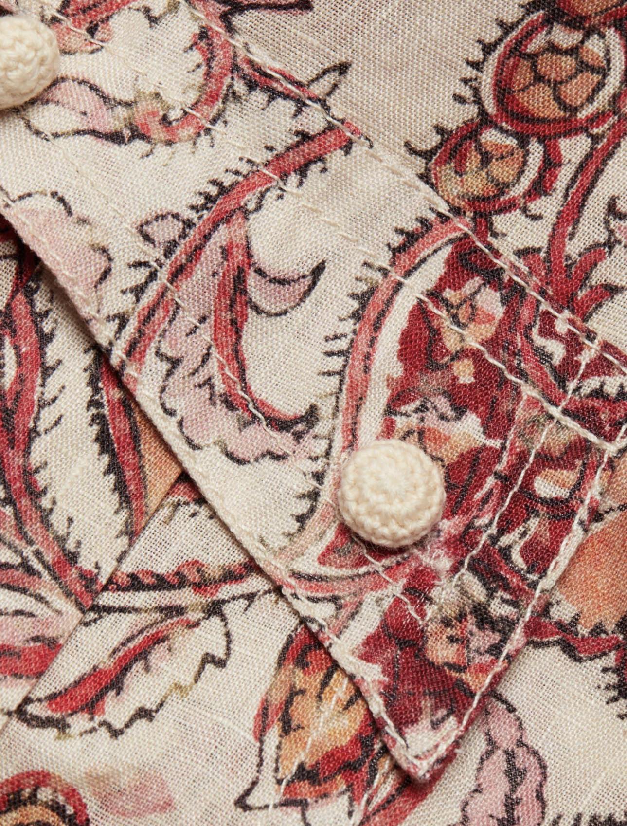 VÁY ZIMMERMANN Red Flower Vintage Dress