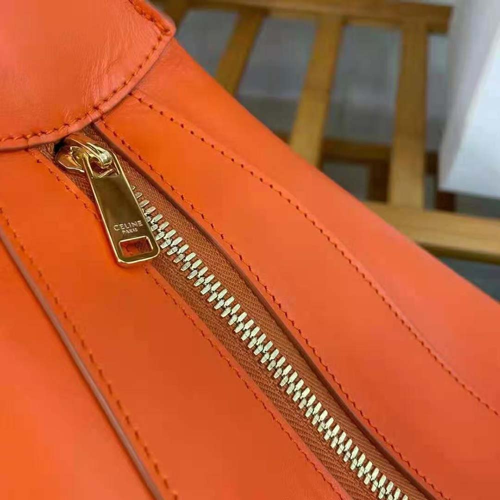 TÚI Celine Women Medium Romy in Supple Calfskin-Orange