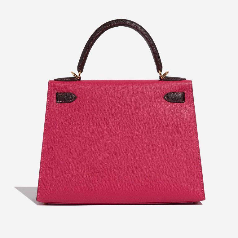 TÚI Hermès Kelly HSS 28 Epsom Rose Tyrien Chocolate