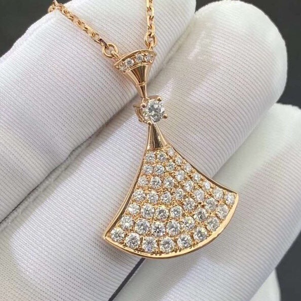 DÂY CHUYỀN BVLGARI DIVAS DREAM AND DIAMOND ROSE GOLD 18K