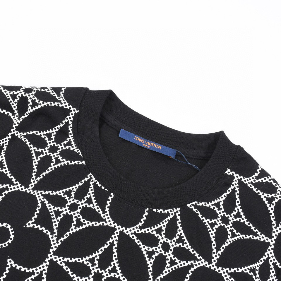 ÁO LOUIS VUITTON print cotton jersey T-shirt