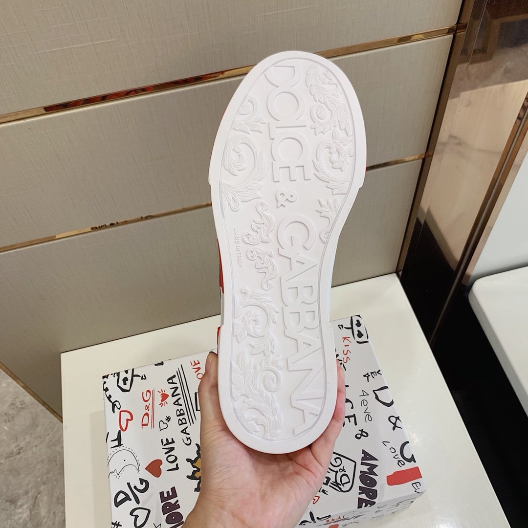 GIÀY DOLCE & GABBANA BLACK WHITE SNEAKERS