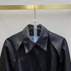 ÁO Prada Women Light Re-Nylon Safari Jacket-Black