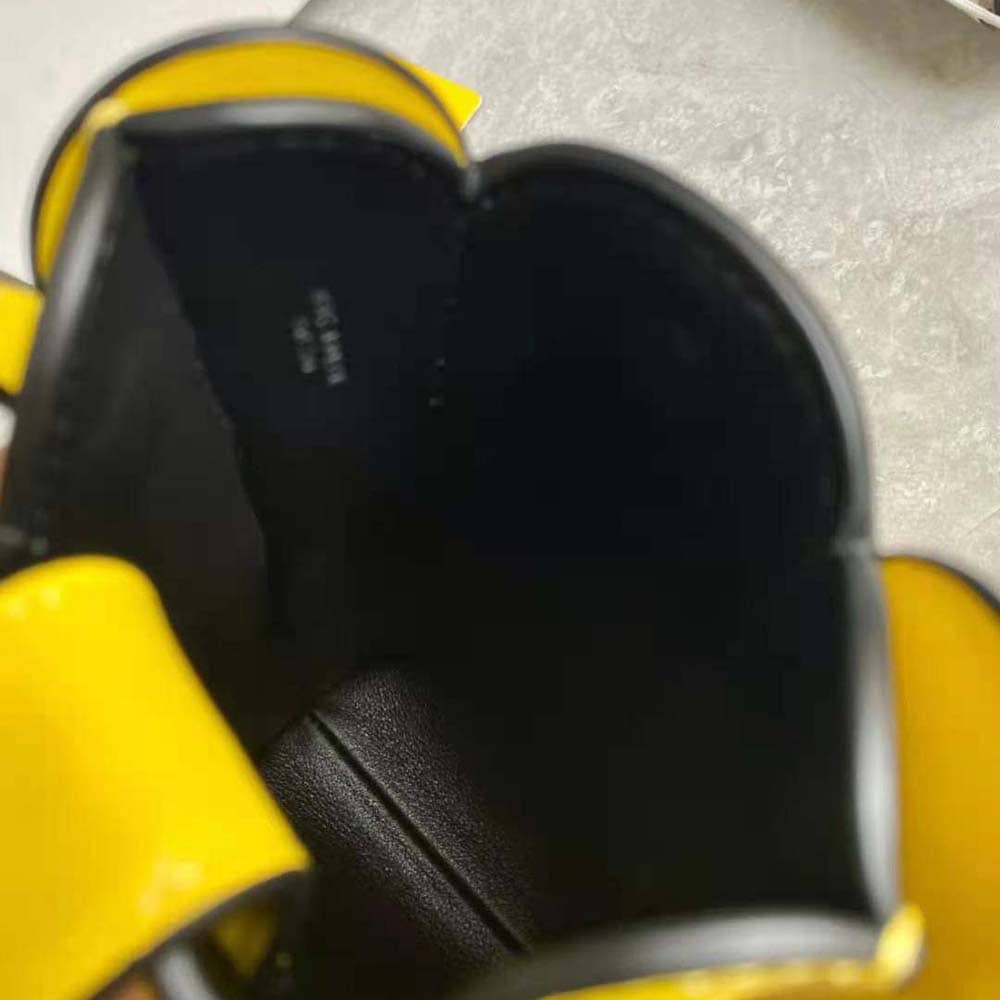 TÚI LOEWE Elephant Pocket bằng da bê cổ điển màu vàng