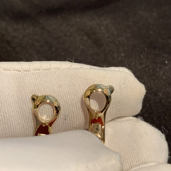Bông tai Van Cleef & Arpels Vintage Alhambra Carnelian vàng hồng 18K