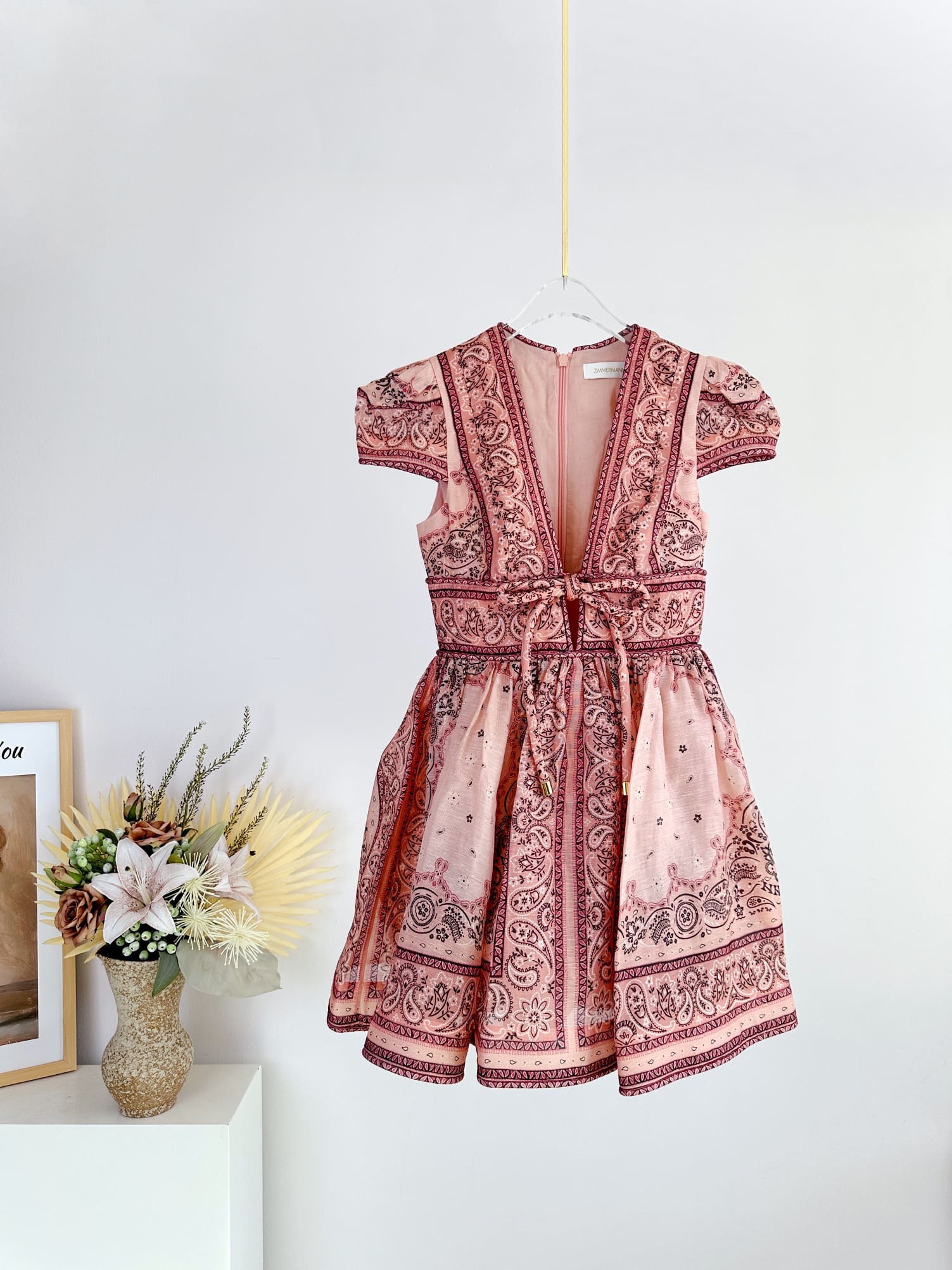 VÁY ZIMMERMANN Flower Vintage Dress High Classy