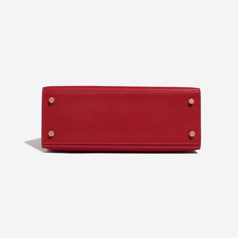 TÚI Hermès Kelly 25 Tadelakt Rouge Vif