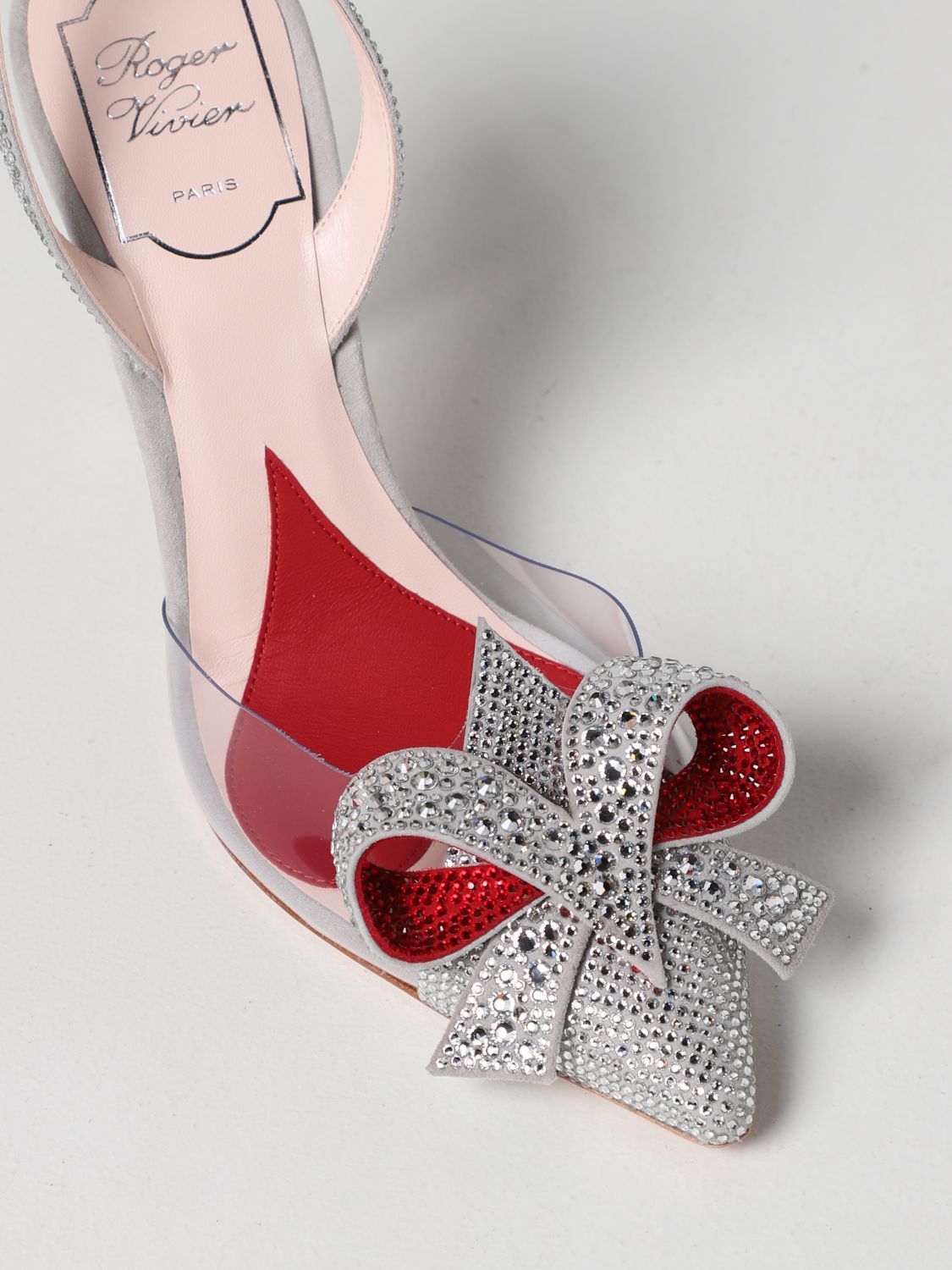 GIÀY ROGER VIVIER Silver high heel shoes