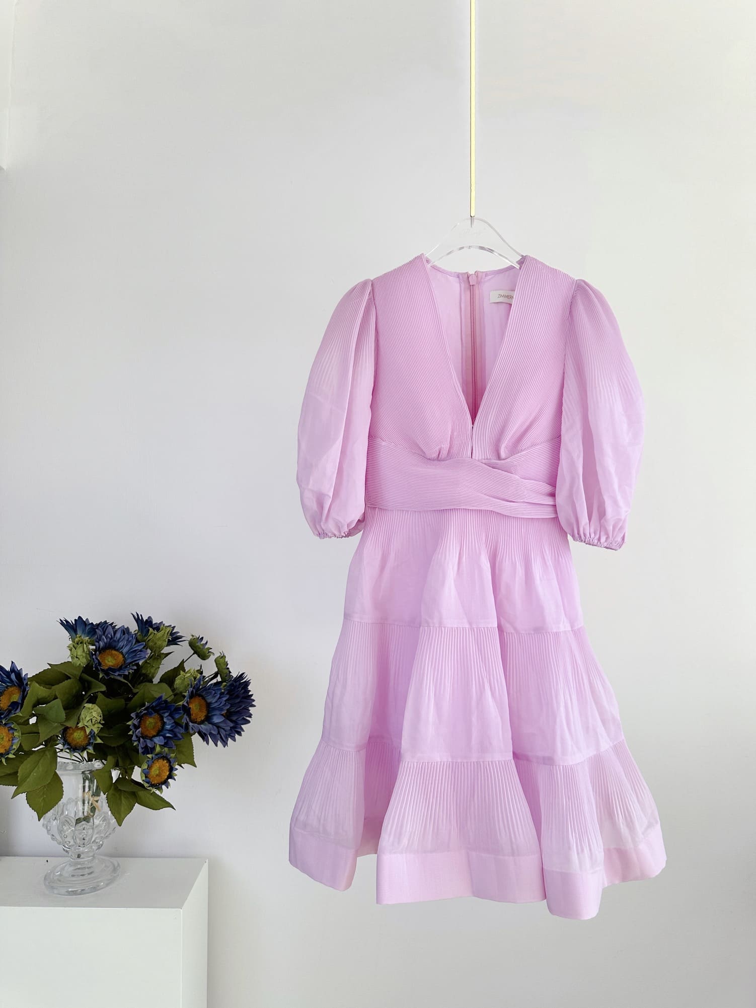 VÁY ZIMMERMANN All Pink Vintage Dress High Classy