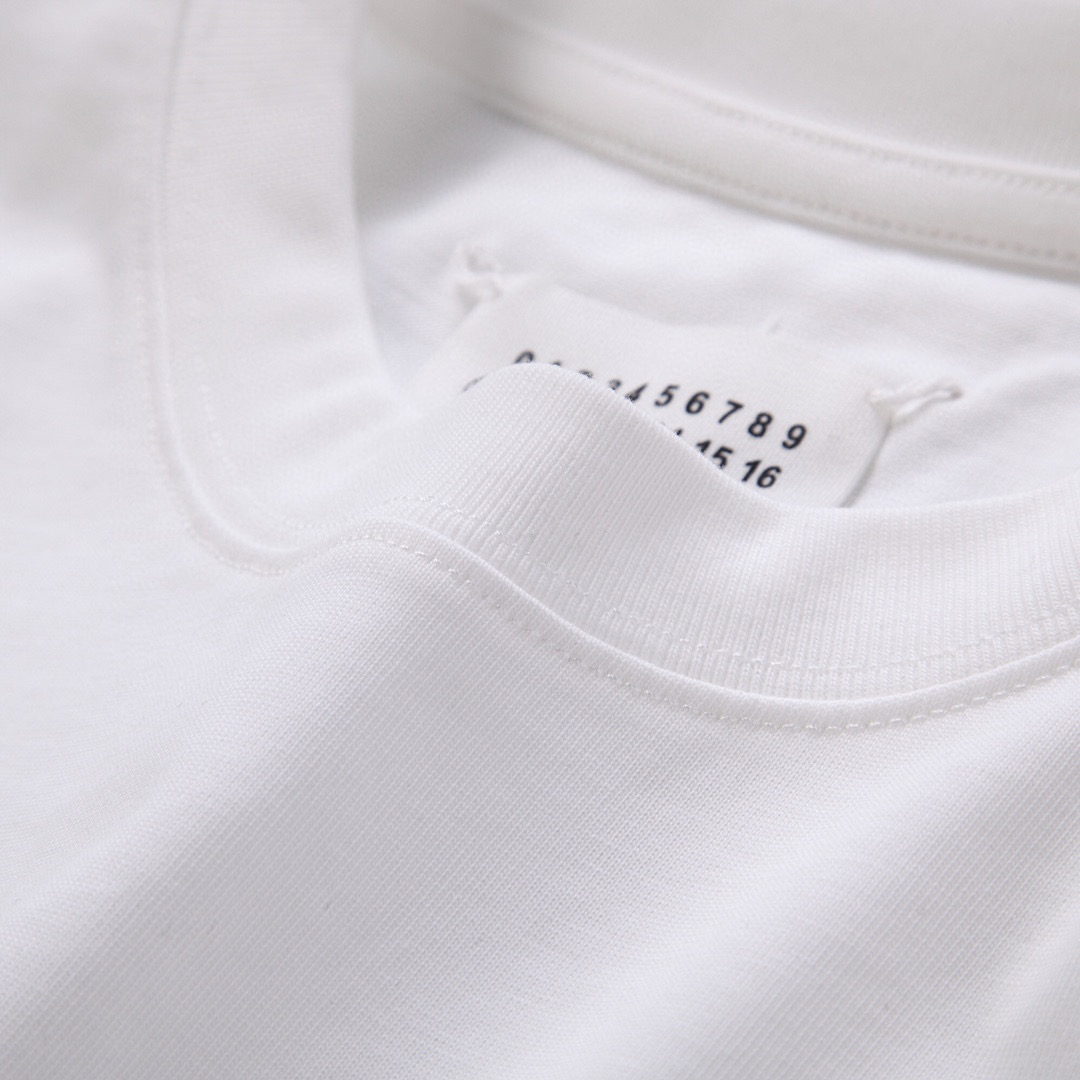 ÁO Maison Margiela print cotton jersey T-shirt
