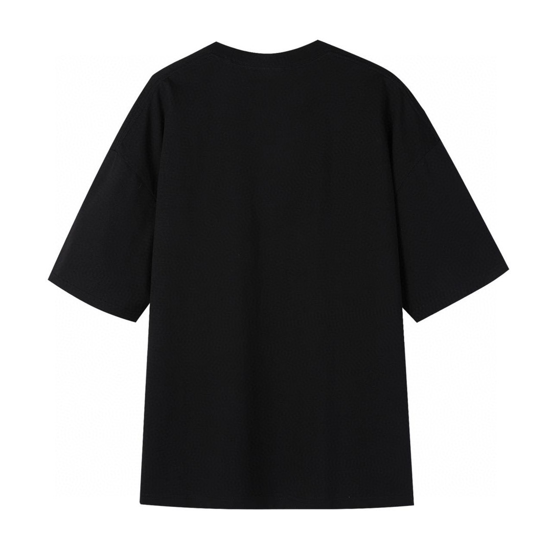 ÁO BALENCIAGA print cotton jersey T-shirt