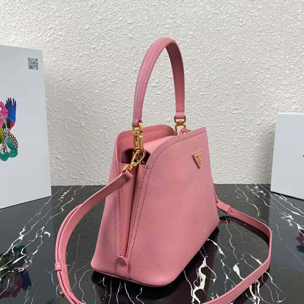 TÚI Prada Saffiano Leather Prada Matinee Bag-Pink