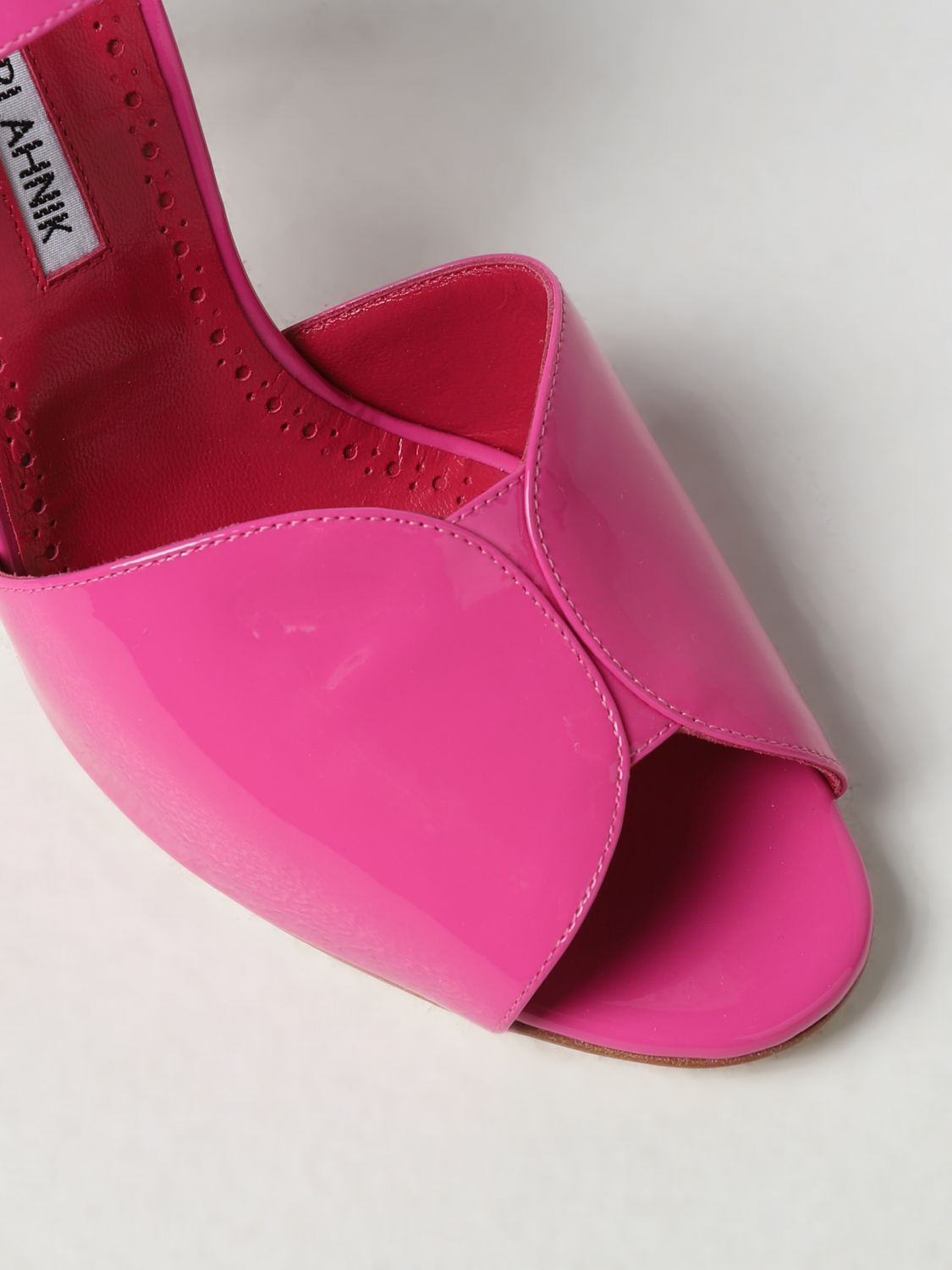 GIÀY MANOLO BLAHNIK Pink Heeled sandals shoes