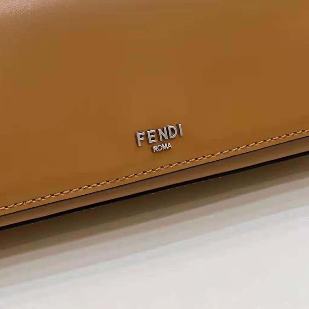 TÚI FENDI Women First Sight Brown Leather Mini Bag