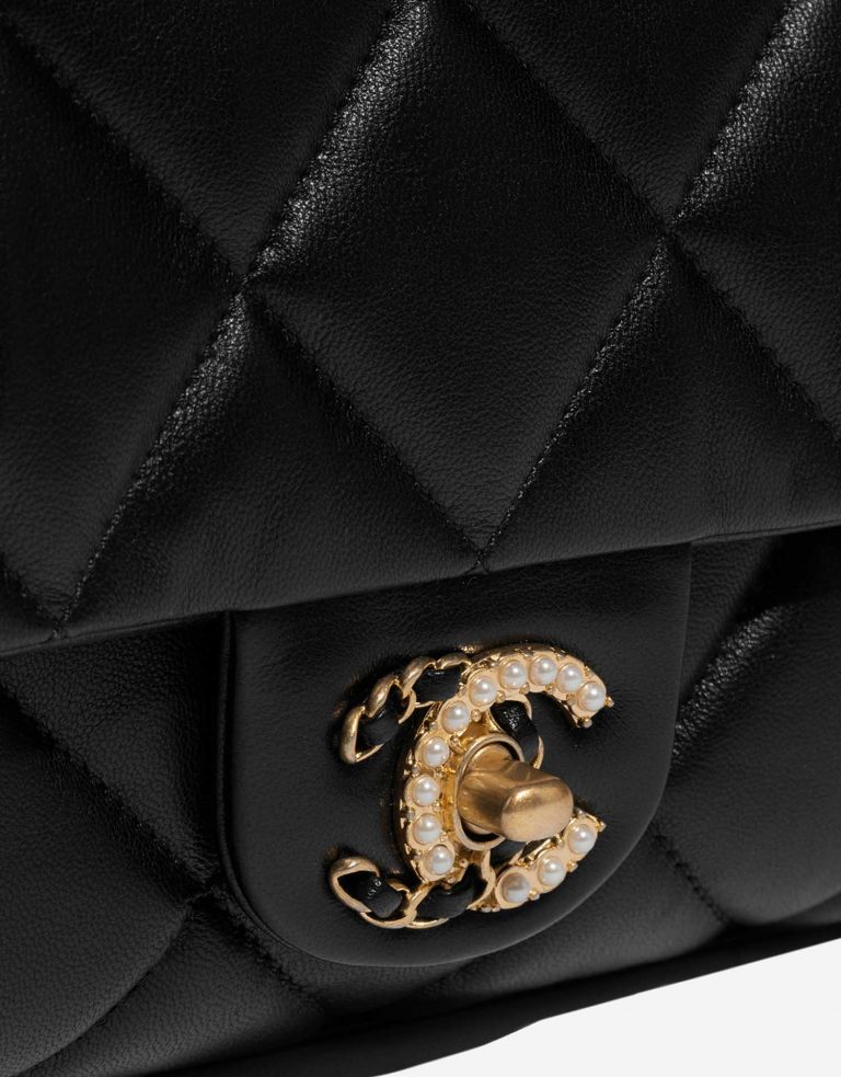 TÚI Chanel 19 Flap Bag Lamb Beige da cừu