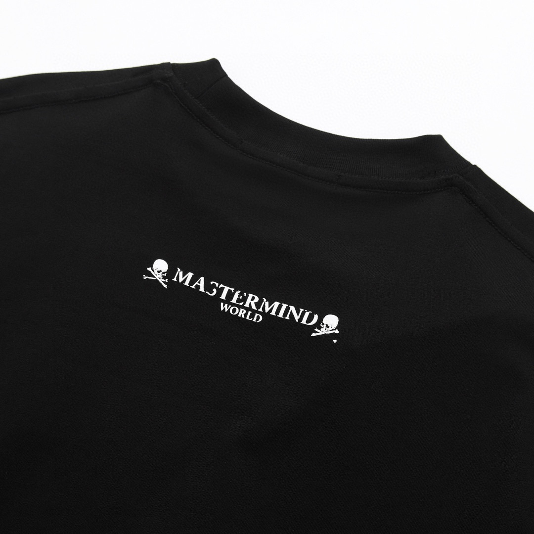ÁO MASTERMIND JAPAN print cotton jersey T-shirt