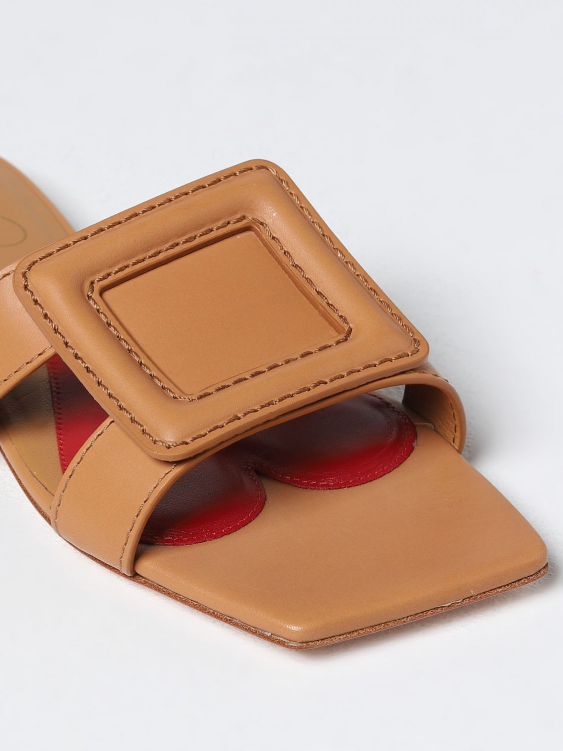 GIÀY ROGER VIVIER Brown flat sandals