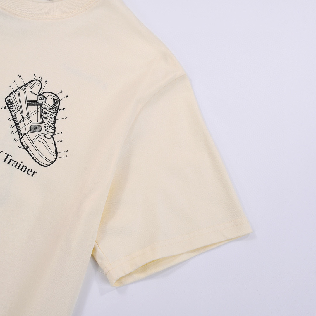 ÁO LOUIS VUITTON print cotton jersey T-shirt