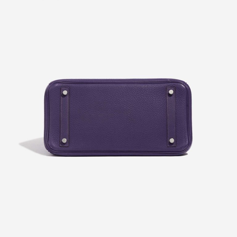 TÚI Hermès Birkin 30 Togo Iris Gold Buckle khóa trắng