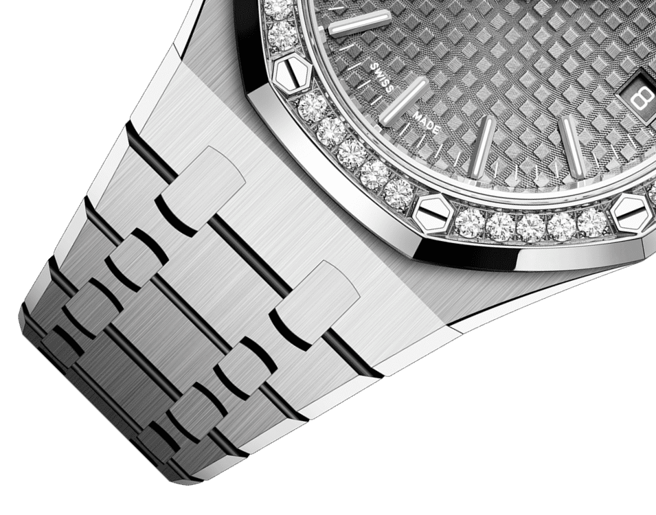 Đồng hồ Ademars Piguet Royal Oak Selfwinding mặt số màu xám