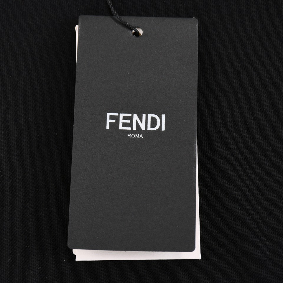 ÁO FENDI print cotton jersey T-shirt