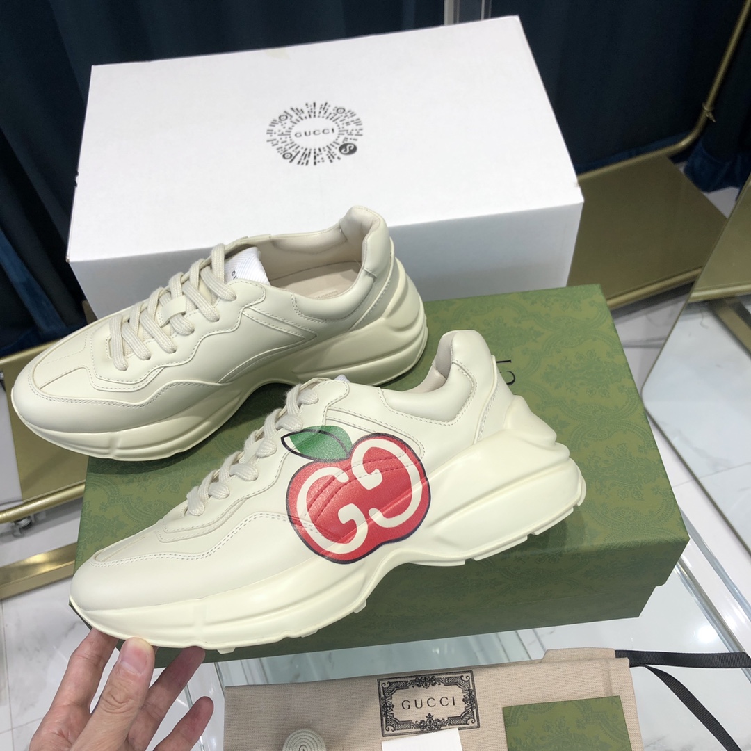 GIÀY GUCCI RHYTON GG ITALIA SNEAKERS SHOES UNISEX