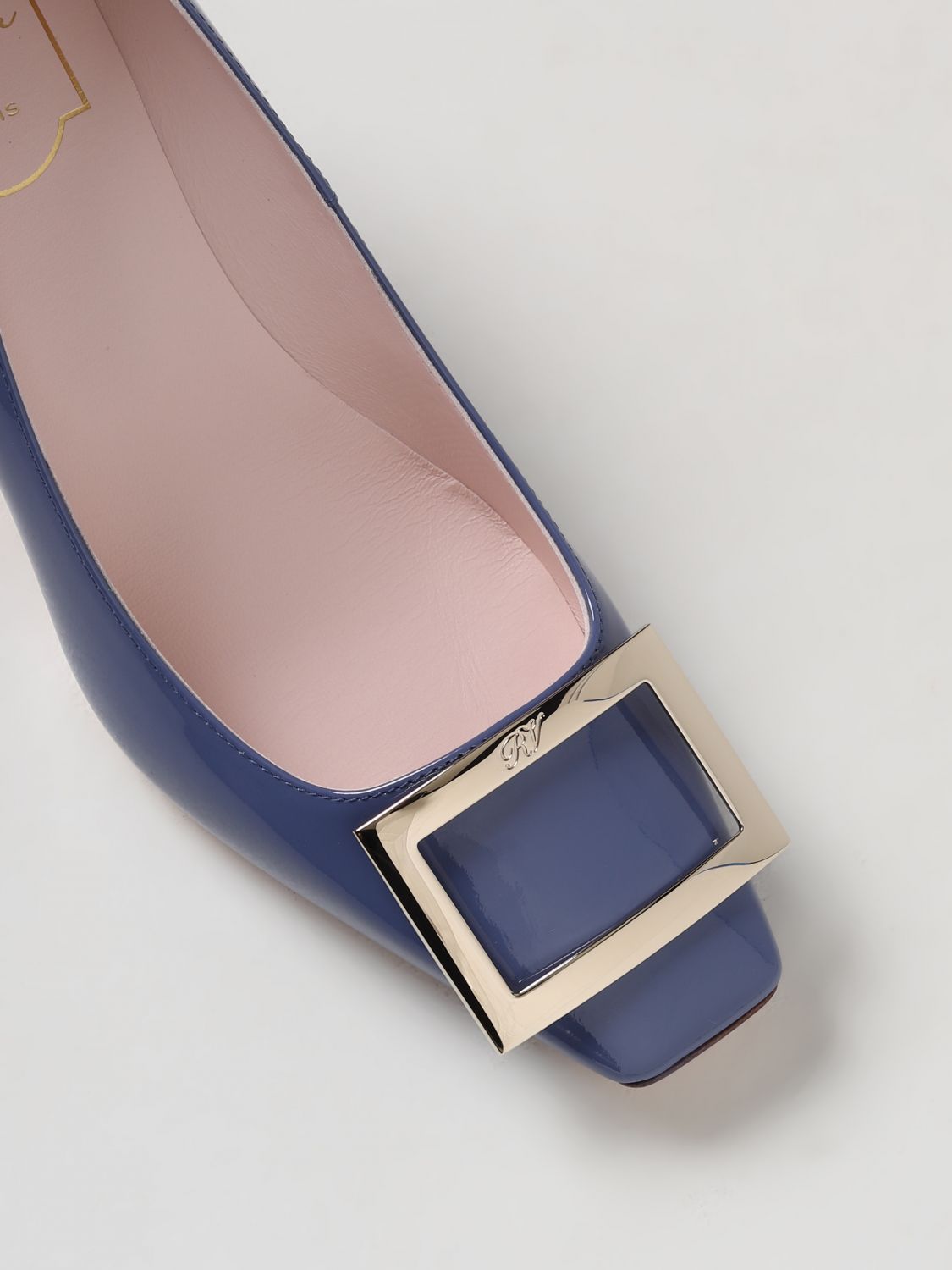 GIÀY ROGER VIVIER Blue high heel shoes