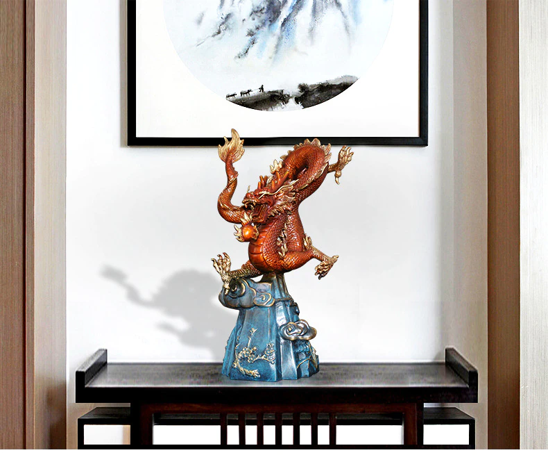 Bức rồng đồng thau nguyên chất