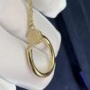 Vòng cổ Cartier Juste Un Clou yellow gold vàng vàng 18K