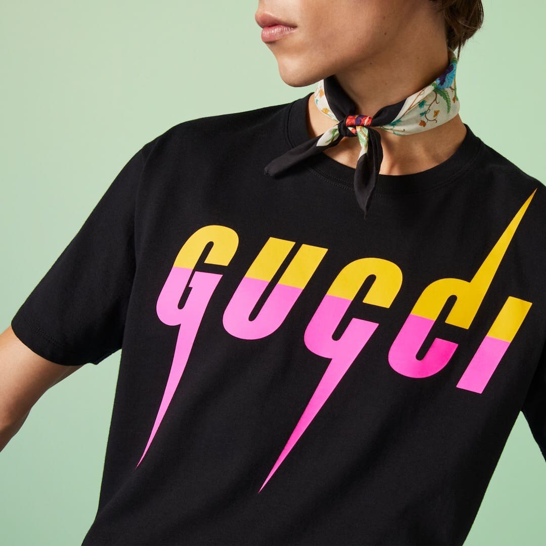 ÁO GUCCI GG POLO SHIRT MÀU ĐEN UNISEX