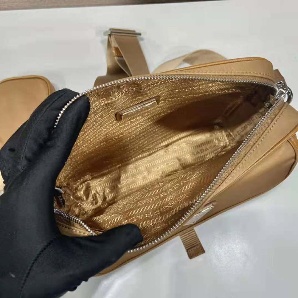 TÚI Prada Re-Nylon and Saffiano Leather Shoulder Bag