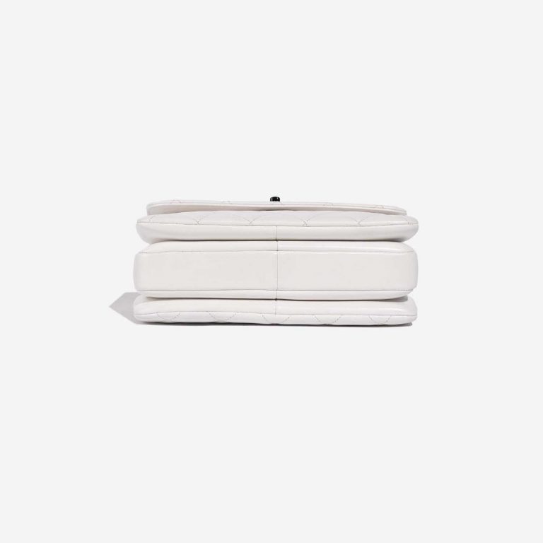 TÚI Chanel Handle Small Lamb White