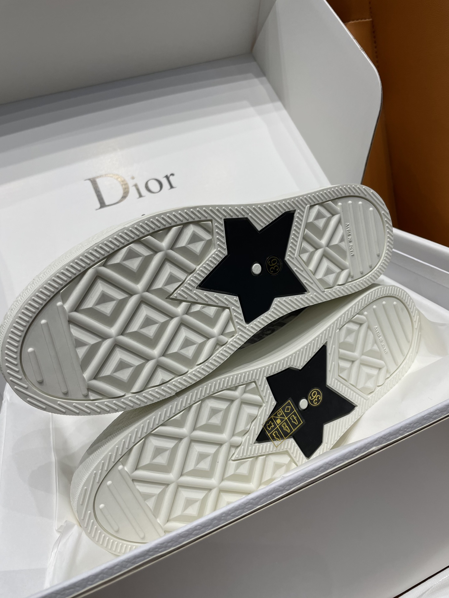 GIÀY Christian Dior Walk'N 23 Oblique High Top Black