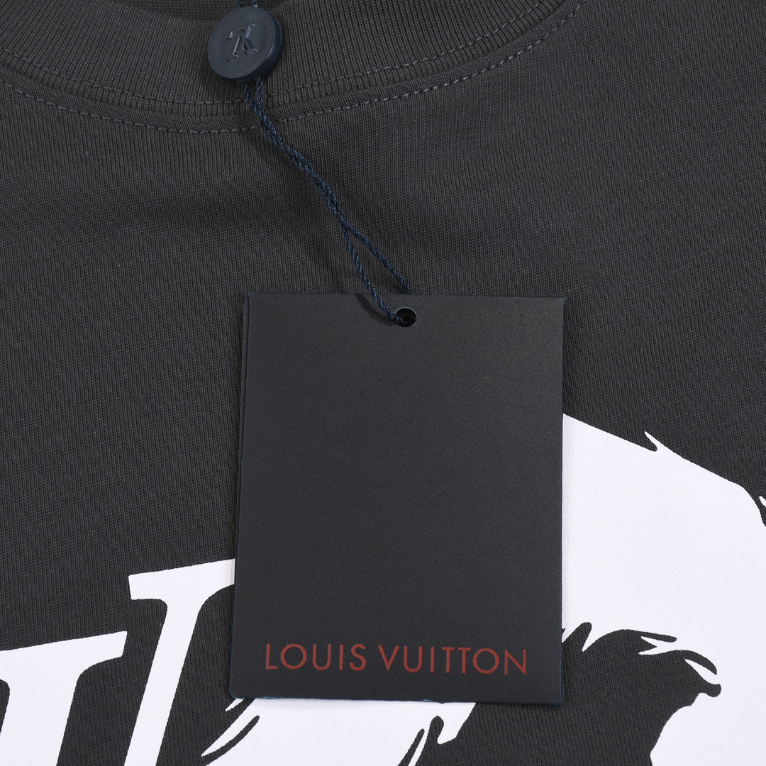 ÁO LOUIS VUITTON print cotton jersey T-shirt